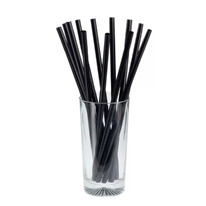 Cannucce nere per cocktail cm 15X8 mm (250 pz) - Alicart